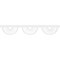 Ekena Millwork Classic Wagon Wheel Architectural Grade PVC Running Trim, 8"H x 5/8"P x 48"L RUNP08X0625X48CWW - alternate 4